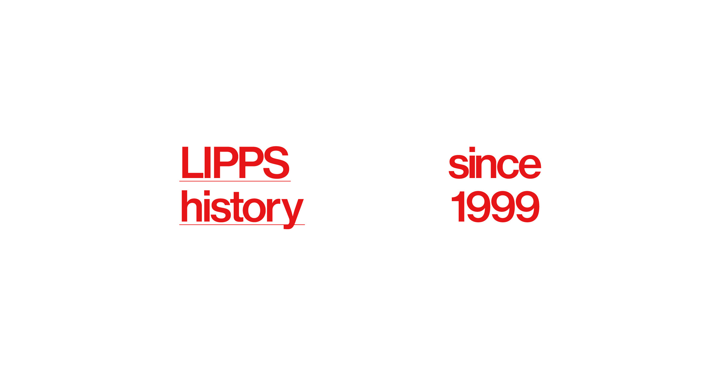 LIPPS history since1999